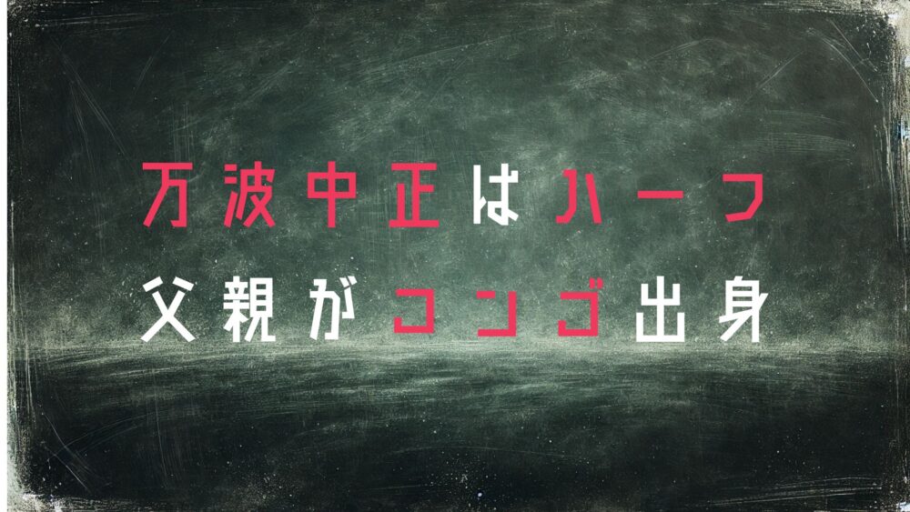 万波中正